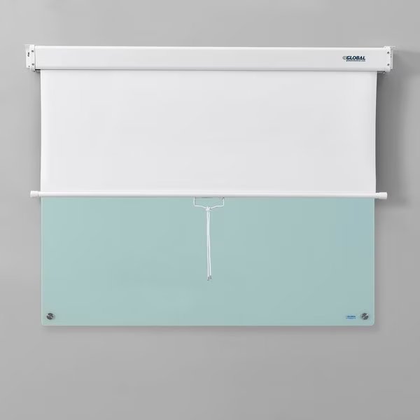 Pull Down Privacy Screens for 48W Dry Erase Boards, Global Industrial, Mfr#: 695719